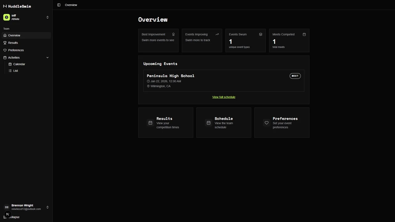 Keep Athletes Motivated with Their Own Dashboard screenshot